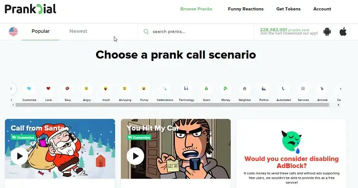 prankdial.com