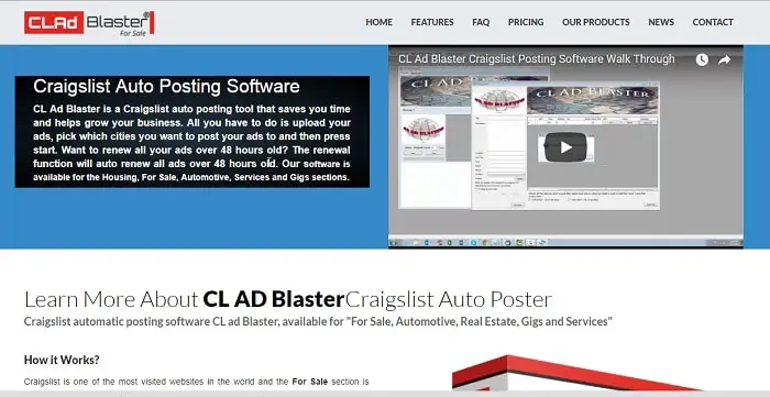 CL Ad Blaster Craigslist Posting Software Walk Through 