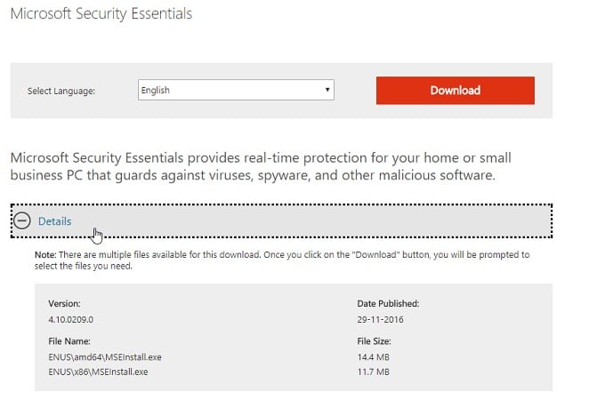 Microsoft Security- malware removal tool