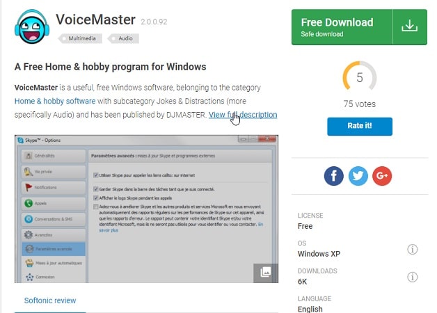 how to get anonymous voice for voxal