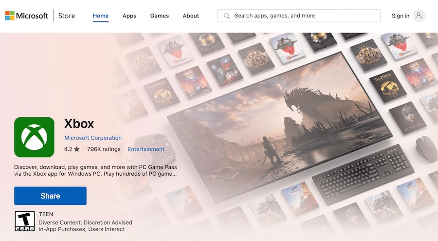 Microsoft Store & Xbox App (PC Game Pass)