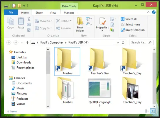 File and Folder Shortcut Virus