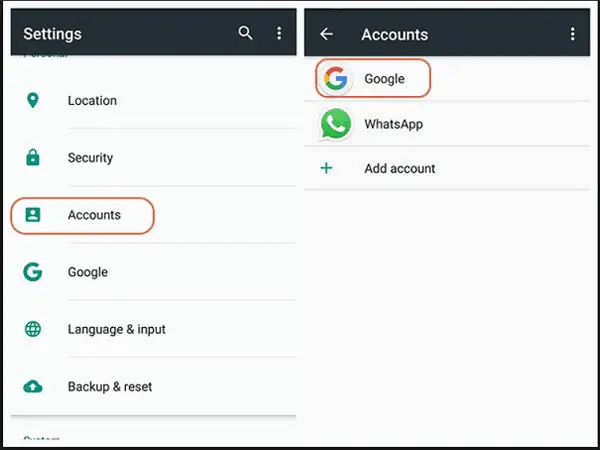 Remove Google Account From Your Device