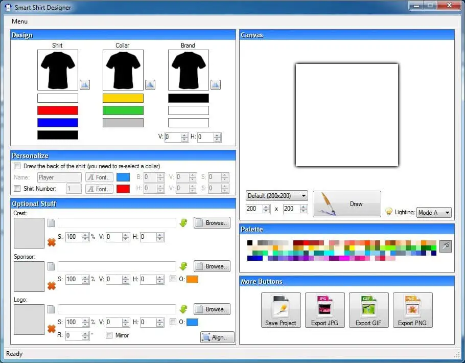 Smart Shirt Designer