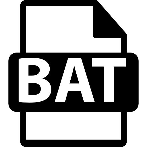 download the bat file