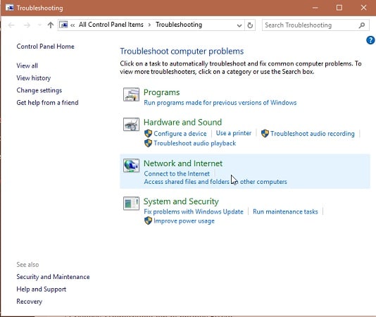 Troubleshooting Windows