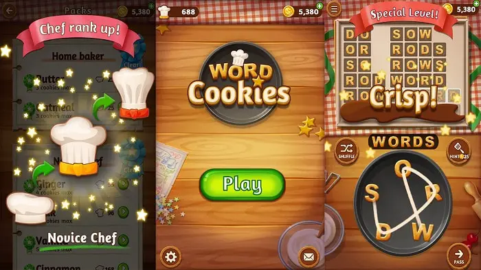 word cookies