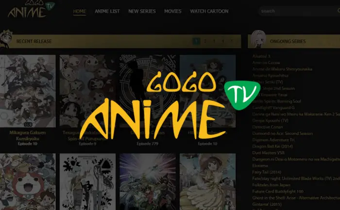 gogoanime tv logo and site