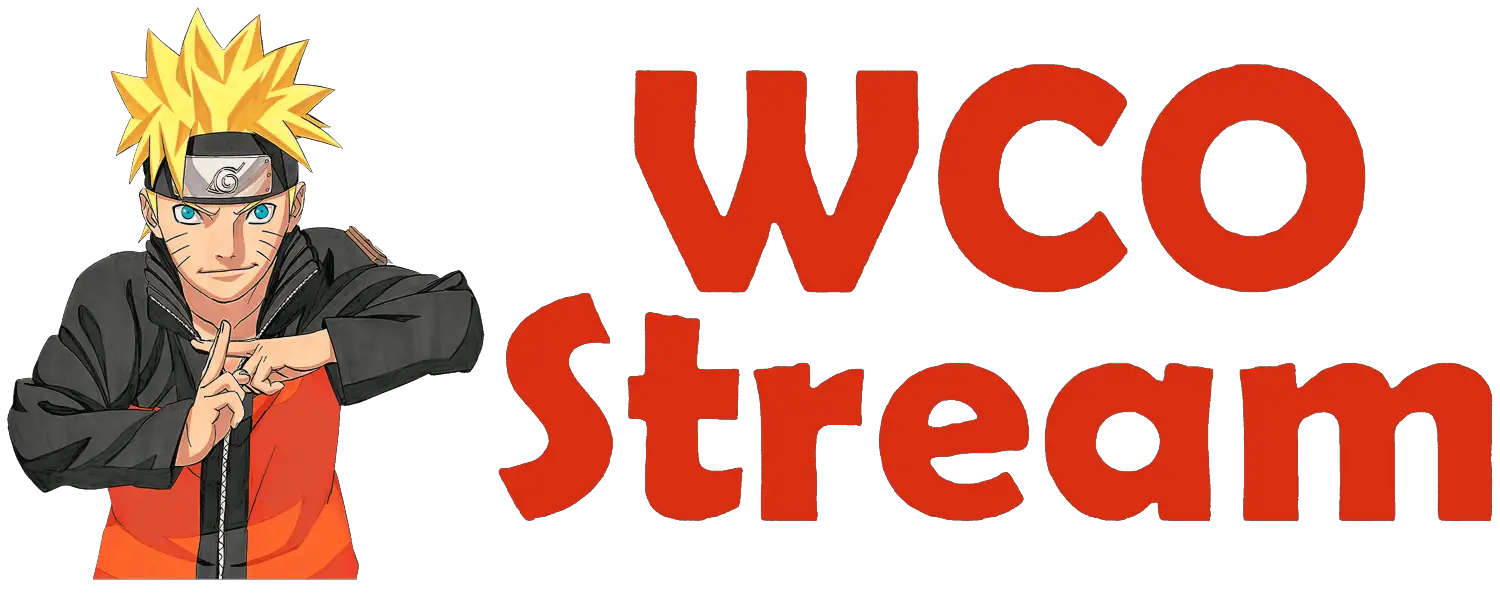 wco stream logo with naruto animation
