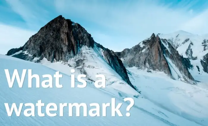 what is a watermark