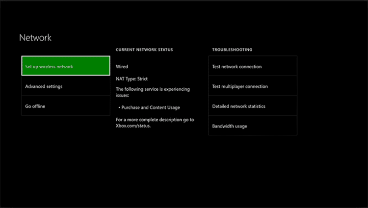 Internet on Xbox One