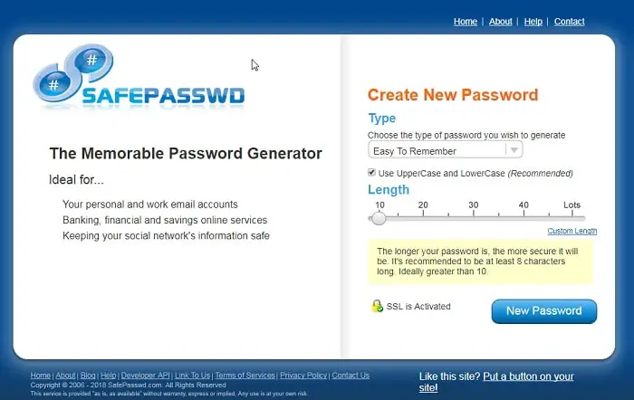 Safe Passwd