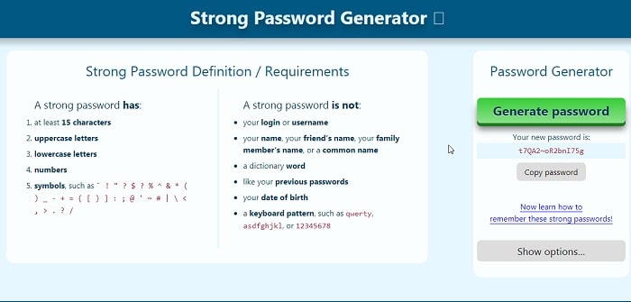 best password generator norton