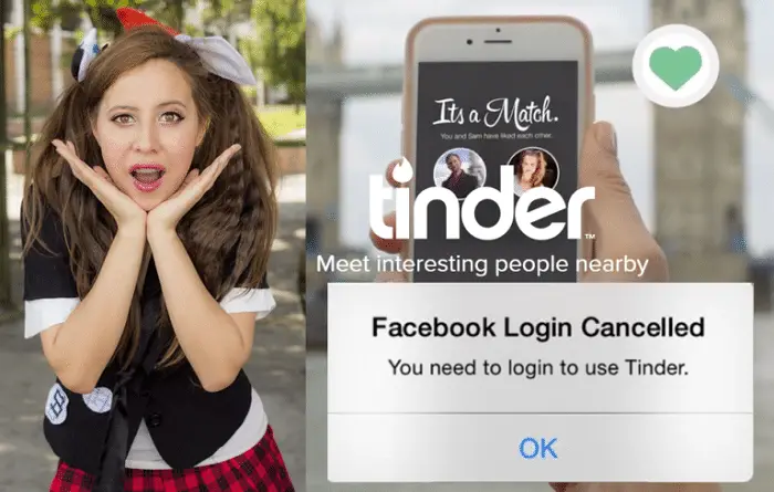 Brave unable to login to tinder
