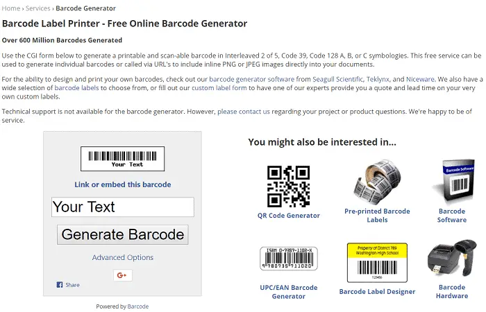 barcode maker online free barcode maker online free