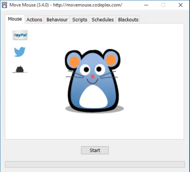 move mouse