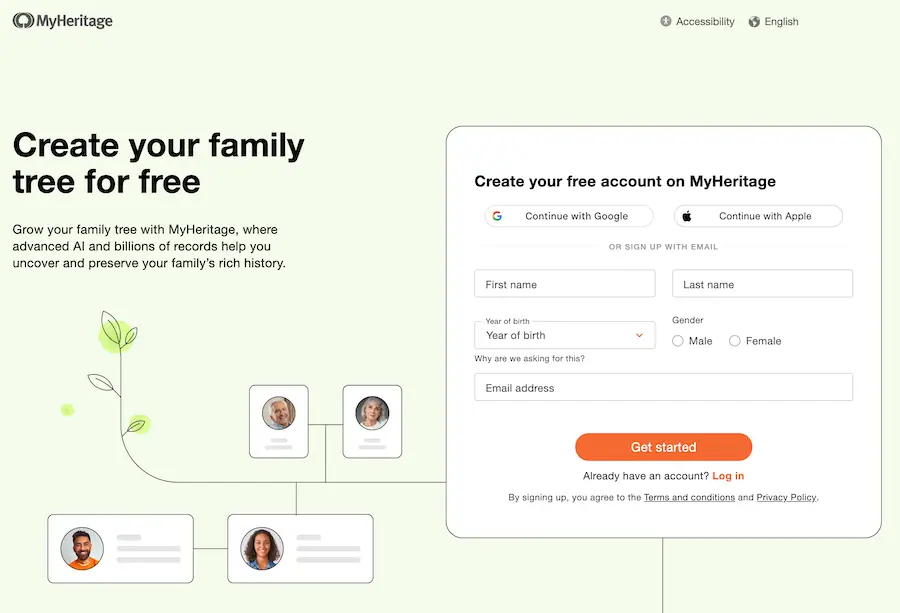 MyHeritage Family Tree Builder