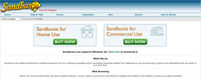 how to use sandboxie how to use sandboxie