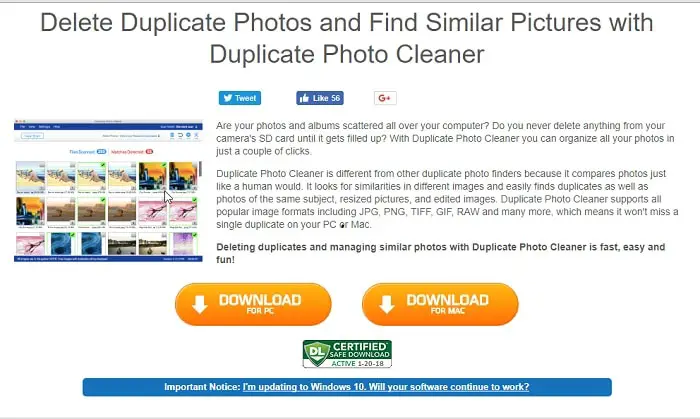 duplicate photos cleaner