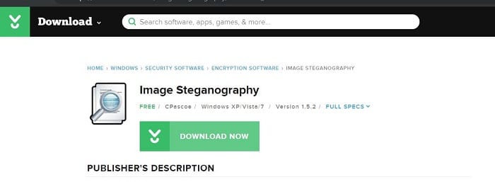 Image steganography