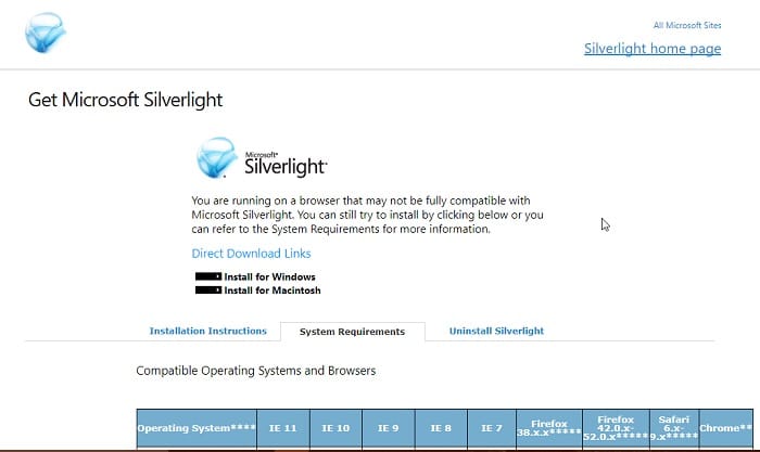 Microsoft Silverlight