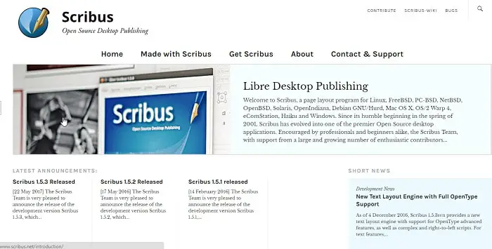 scribus eps editor software