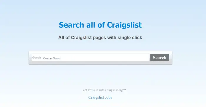2 Ways to Search All of Craigslist at Once