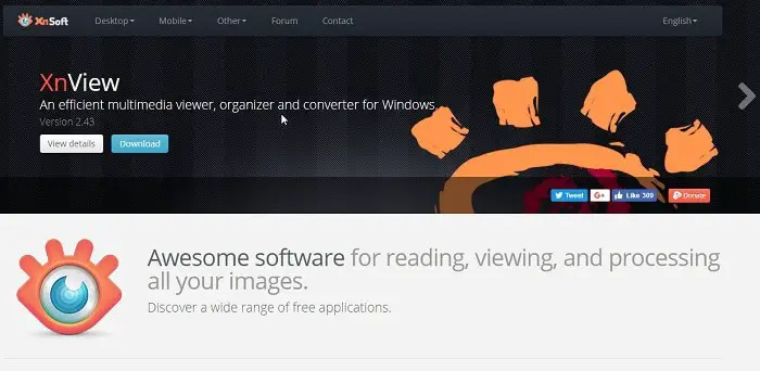 XNView- eps file viewer