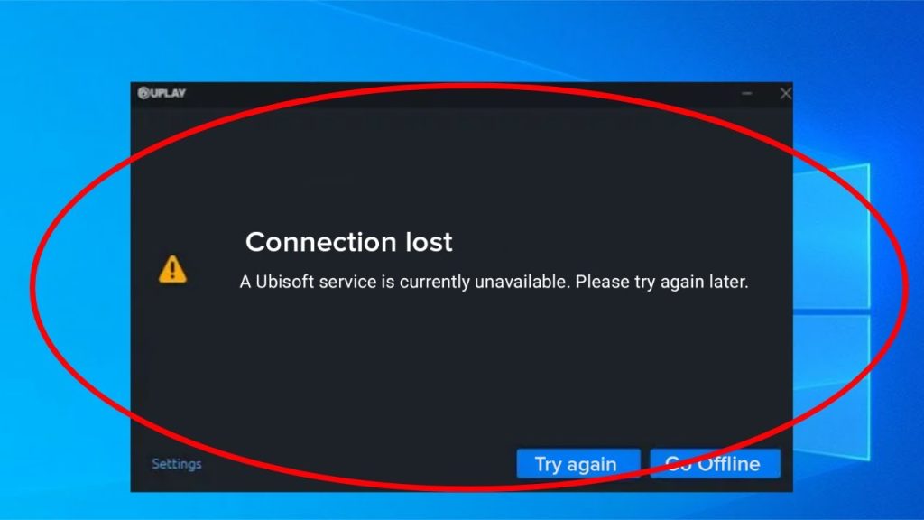 connection lost uplay