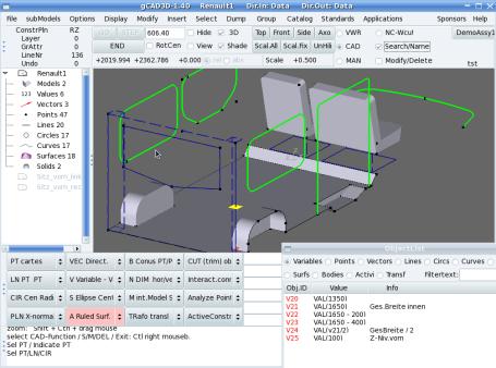 gCAD3D