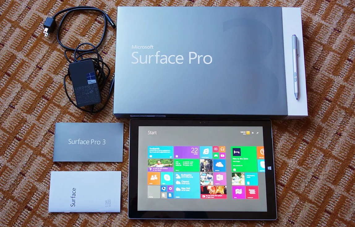 surface pro unboxing