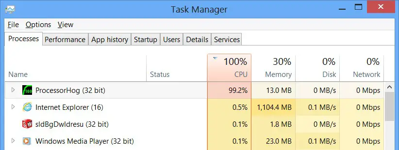 task manager settings