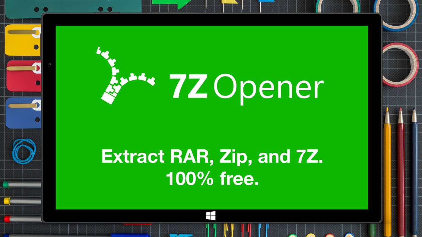 .7z file extension open