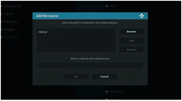 add source in kodi