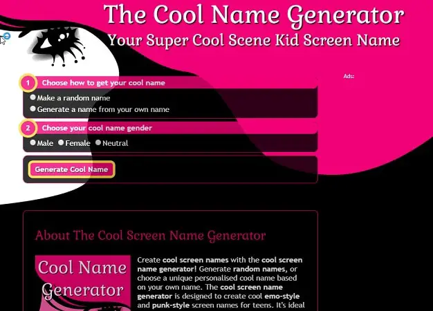 Cool Name Generator