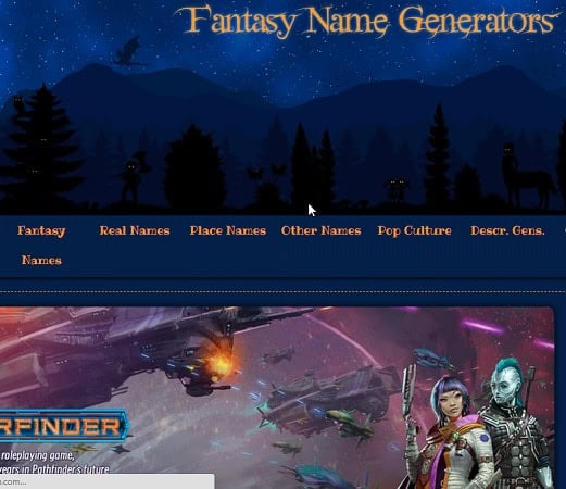 Fantasy Generator