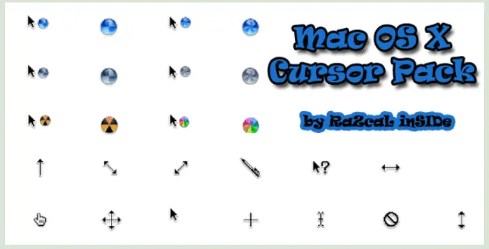 New mac os x cursors New mac os x cursors