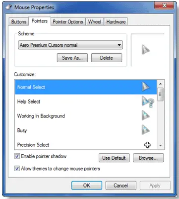 Mouse Properties