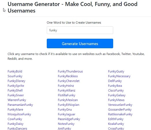 10 Best Funny Username Generator Websites Latest TechWhoop 10 Best Funny Username Generator Websites Latest TechWhoop