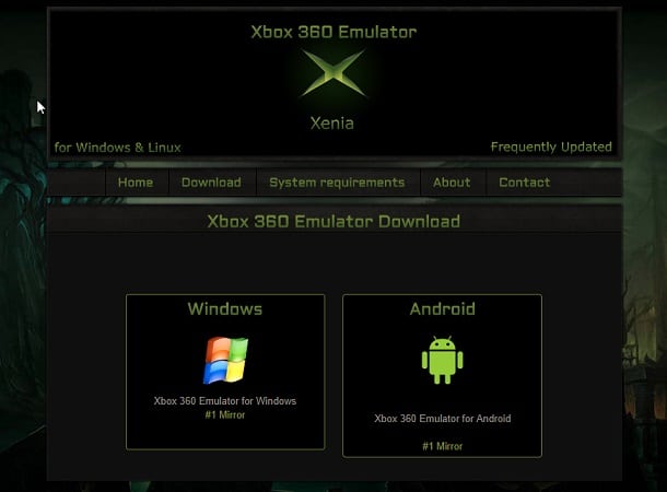 xbox 360 emulator xenia download