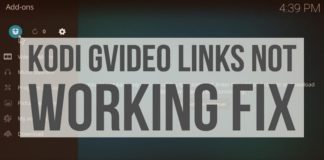 Kodi Gvideo Links Not Working