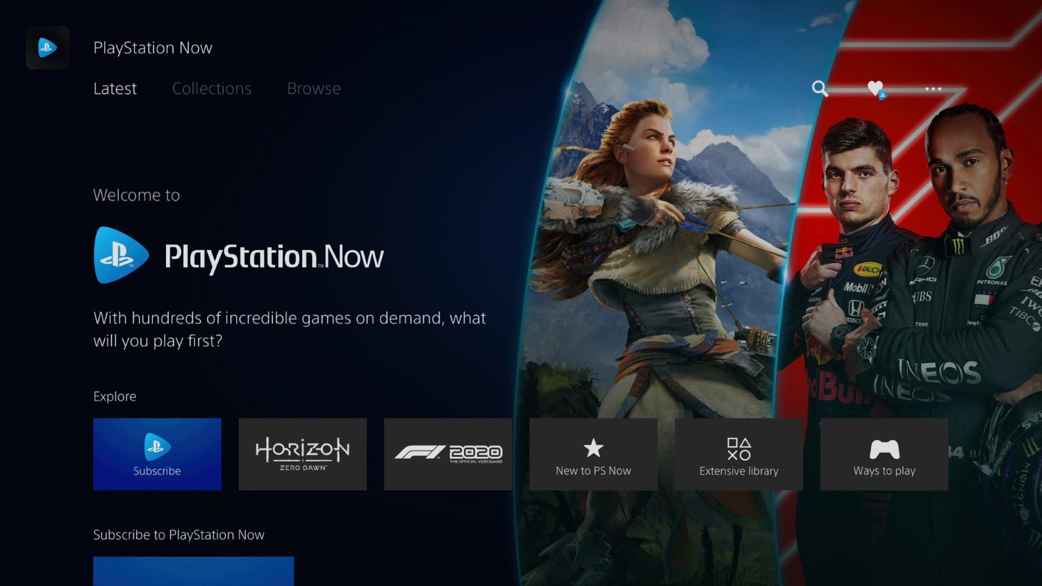 ps now screen