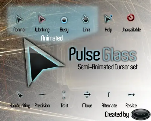 pulse glass cursor