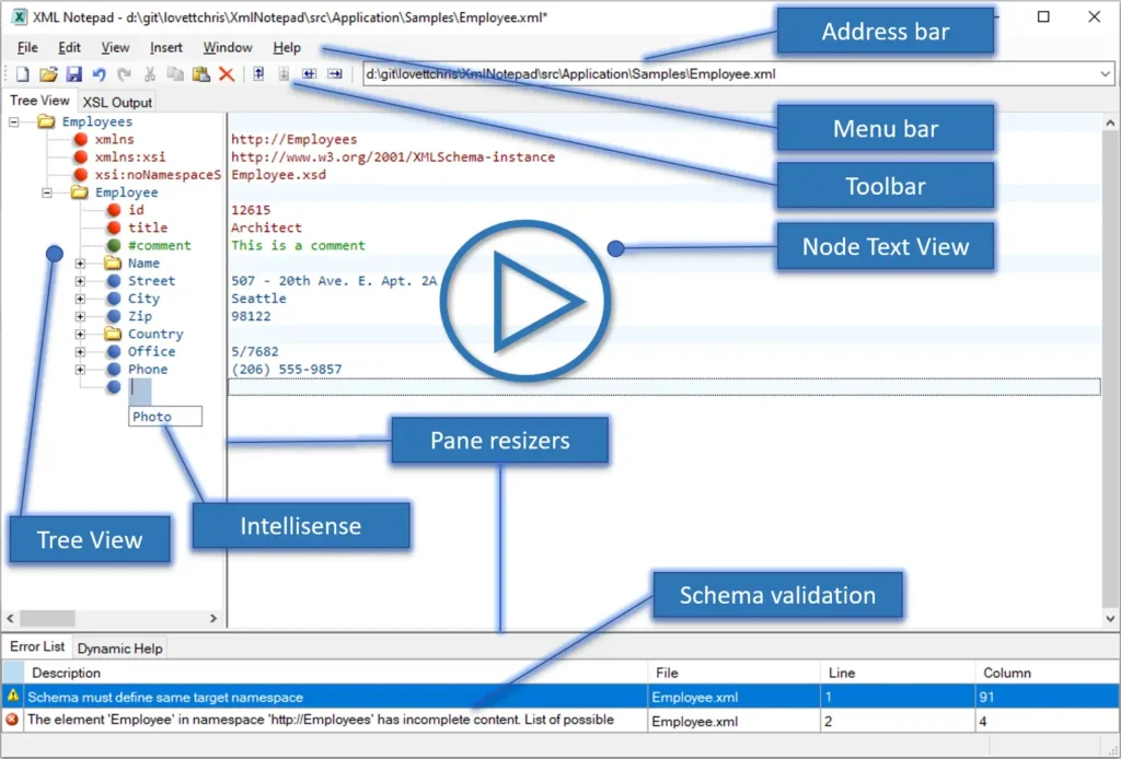 XML Notepad (Microsoft)