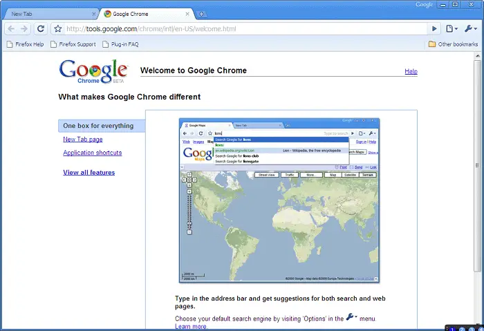 Features of Google Chrome