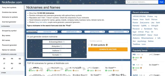 Updated 9 Best Free Steam Name Generator Tools 2020 Techwhoop - random roblox group name generator e free roblox