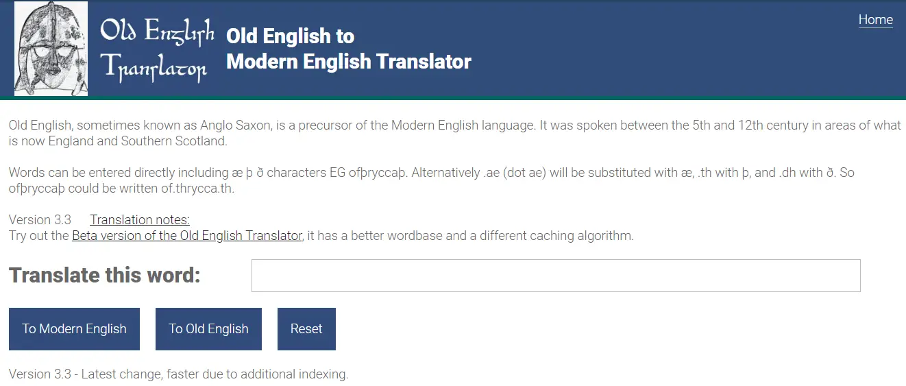 Old English Translator