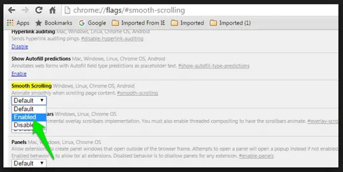 Smooth Scrolling