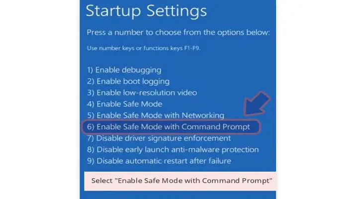 enable safe mode using cmd
