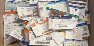 Fake Airline Tickets or Boarding Pass